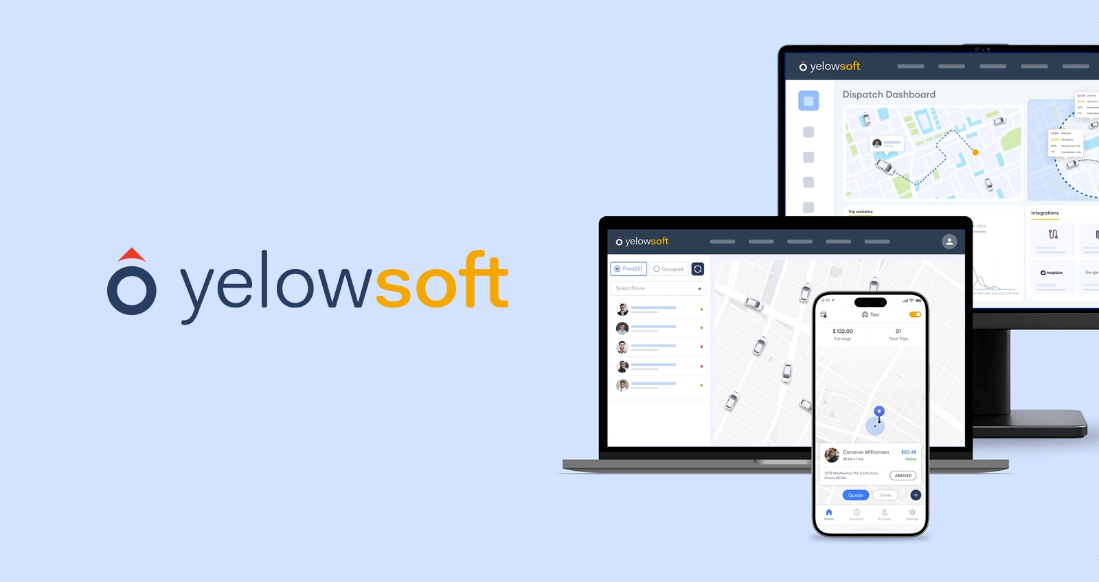 Yelowsoft - free dispatch software