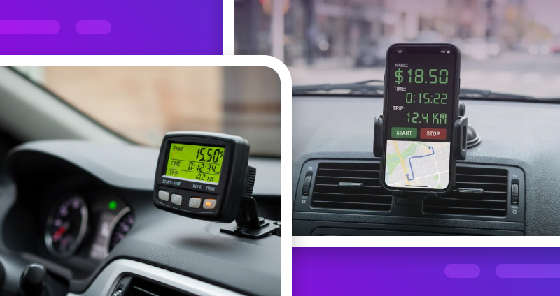 Traditional Taxi Meter vs Digital Taxi Meter